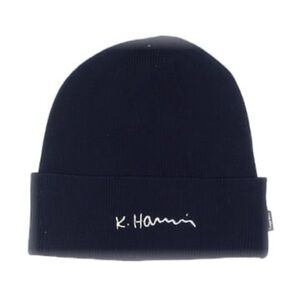 Uniqlo Navy Beanie Hat, Keith Haring, Hard to Find, NWOT